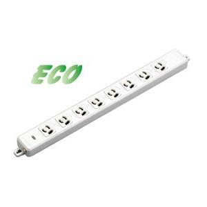 【受注品】 明工社 MR7908SBTJD3 横形OA用抜け止め接地タップ 8コ口 コード3m 耐ト...