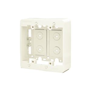 神保電器 MSB-F2-PW 露出ボックス ２連用 標準型