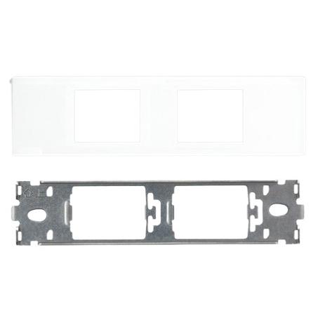 東芝ライテック NDG7122(WW) 機器用コンセントプレート(2個用) 白色