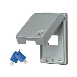 東芝ライテック NDG7321 キー付ロック付金属防滴プレート（1コ用）