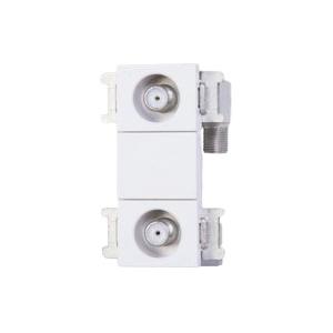 【受注品】東芝ライテック NDG8546(WW) テレビ用配線器具 テレビ端子 テレビターミナル2端...