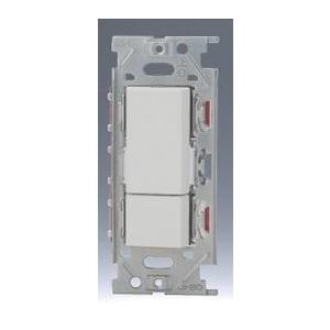 神保電器 NKW02014PW 4路ダブルスイッチセット 【上段ダブル+下段トリプル】 JIMBO