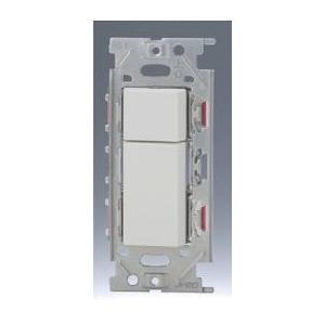 神保電器 NKW02308PW 3路ダブルスイッチセット 【上段トリプル+下段ダブル】 JIMBO