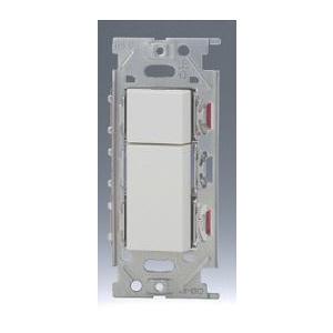 神保電器 NKW02314PW 4路ダブルスイッチセット 【上段トリプル+下段