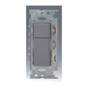 神保電器 NKW02338SG 3路+4路ダブルスイッチセット 【上段トリプル+下段ダブル】 JIM...