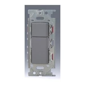 神保電器 NKW02363SG 4路+3路ダブルスイッチセット 【上段トリプル+下段ダブル】 JIM...