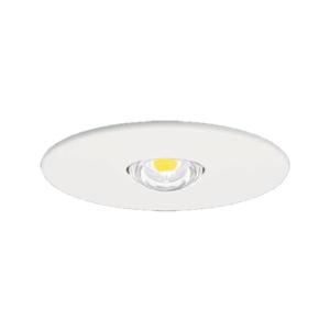 パナソニック NNFB84605 天井埋込型　LED（昼白色）　非常用照明器具　ハロゲン電球50形（45W）相当・予備電源別置型・LED低〜中天井用（〜6m）　埋込穴φ100｜ipicks