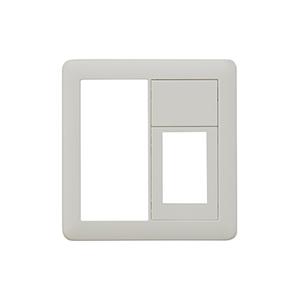 神保電器 NWC-S8 J・WIDE SLIM シリーズ スイッチコンセントプレート2連用 (スイッ...