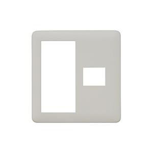 神保電器 NWP-S1 J・WIDE SLIM シリーズ スイッチ＋コンセントプレート 1口