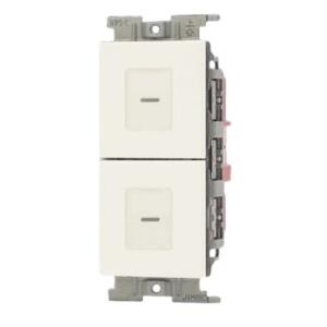 神保電器 NWSM02734WPW 電子式スイッチ ガイド・チェック用 2箇所操作形