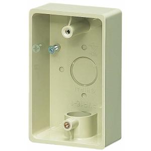 【アウトレット】未来工業 PVR16-1J ベージュ 露出スイッチボックス  1方出