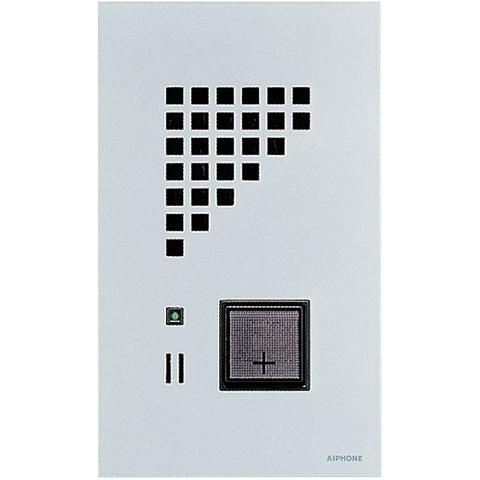 アイホン QE-NXUPG 警報表示灯付埋込型玄関子機 シャイニングシルバー ・点検機能付  【QE...