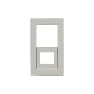 神保電器 QWC-4 J・WIDE SLIMシリーズ スリムスクエア スイッチ+コンセントプレート ...