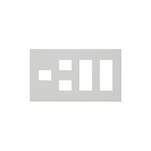 神保電器 QWD-1233 J・WIDE SLIMシリーズ スリムスクエア 2ピースコンセントプレー...