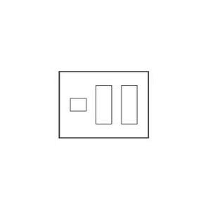 神保電器 QWD-133 J・WIDE SLIMシリーズ スリムスクエア 2ピースコンセントプレート...