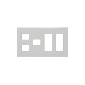 神保電器 QWD-2133 J・WIDE SLIMシリーズ スリムスクエア 2ピースコンセントプレー...