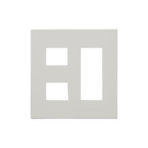 神保電器 QWD-23 J・WIDE SLIMシリーズ スリムスクエア 2ピースコンセントプレート ...