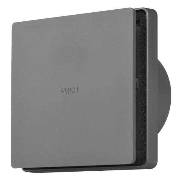 バクマ工業 REPD-100JFS-G 樹脂製プッシュ式レジスター（グレー) 100φ 空気清浄フィ...