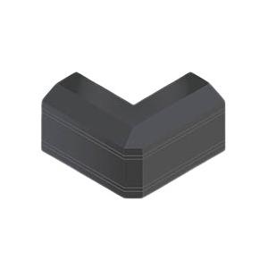 マサル工業 SFMD2W ニュー・エフモール付属品 デズミ 2号 ブラック