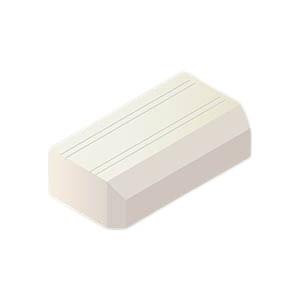 マサル工業 SFME43 ニュー・エフモール付属品 エンド 4号 ミルキーホワイト