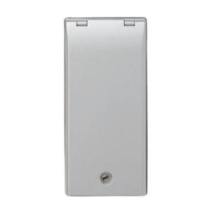 神保電器 TDP-3WKY-SV 鍵付きセキュリティカバー シルバー