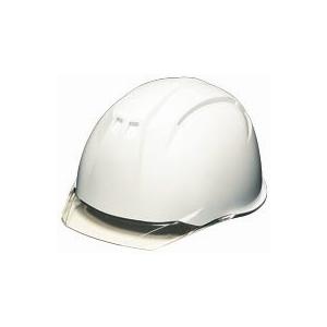 未来工業 USP-2S-CVW ヘルメット ハイグレードタイプ USメット　帽体:白 バイザー:クリ...