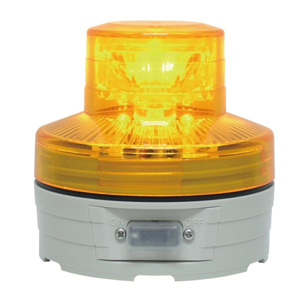 日恵製作所 VL07B-003AY 電池式LED警告灯 ニコUFO 黄