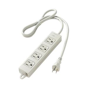 パナソニック WCH2314H OAタップ(接地15A形)(4コ口・グレー)(1mコード付)(マグネ...