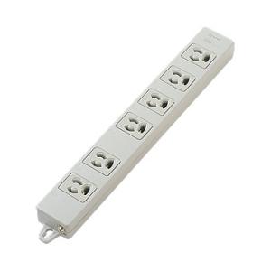 パナソニック WCH2406H OAタップ(接地15A抜け止め形)(6コ口・グレー)(マグネット付)...