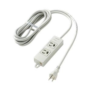 パナソニック WCH2432H OAタップ(接地15A抜け止め形)(2コ口・グレー)(3mコード付)...