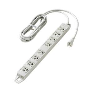 パナソニック WCH2438H OAタップ(接地15A抜け止め形)(8コ口・グレー)(マグネット付)...