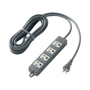 パナソニック WCH2454B OAタップ(接地15A抜け止め形)(4コ口・ブラック)(5mコード付...