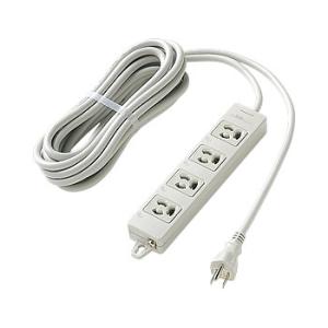 パナソニック WCH2454H OAタップ(接地15A抜け止め形)(4コ口・グレー)(5mコード付)...