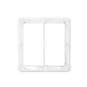 東芝ライテック WDG5122(WW)-D2 スイッチプレート2連用