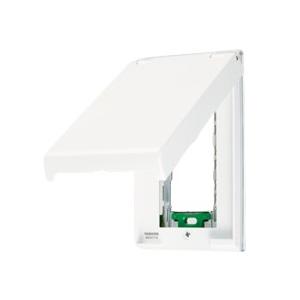 東芝ライテック WDG7116(WW) 防滴プレート（スイッチ1連用）