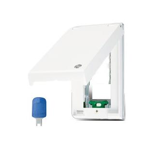 東芝ライテック WDG7216(WW) キー付ロック付防滴プレート（スイッチ1連用）