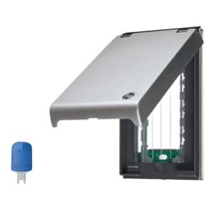 東芝ライテック WDG7246S キー付ロック付防雨プレート（スイッチ1連用）（IP44）