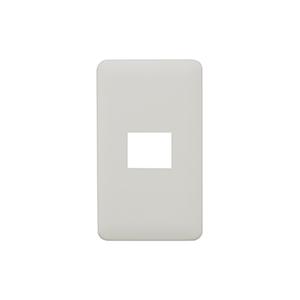 神保電器 WJD-1 J・WIDE SLIMシリーズ 2ピースコンセントプレート １連用 1口