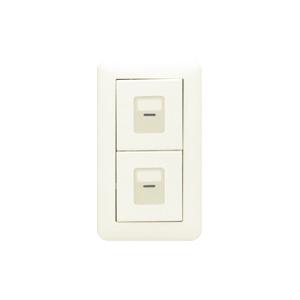 【受注品】神保電器 WJHM02771PW 電子式スイッチガイド・チェック用 並列操作形（遅れ機能な...