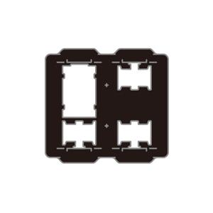 神保電器 WJX-LSS2 J・WIDEシリーズ 気密パッキン ライトコントロール＋スイッチ２個用