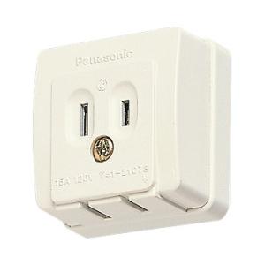 パナソニック WK1013W 露出コンセント(2P) L型2コ口コンセント