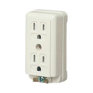 パナソニック WK3005 接地コンセント(2P) アースターミナル付 接地ダブルコンセント(送り端...