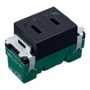 パナソニック WN1001B フルカラー埋込コンセント（ブラック）