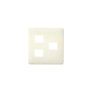 【受注品】 パナソニック WN6273WK フルカラー腰高ワンタッチモダンプレート 3コ用(2コ+1...