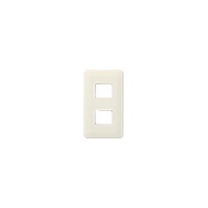 パナソニック WN6702W 簡易耐火用モダンプレート2コ用(ミルキーホワイト)