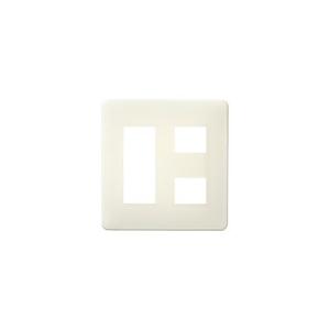 パナソニック WN6805WK フルカラーワンタッチモダンプレート 5コ用(ミルキーホワイト)