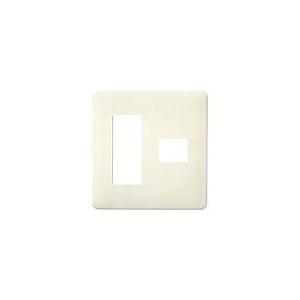 パナソニック WN6874WK フルカラーワンタッチモダンプレート 4コ用(3コ+1コ用)(ミルキー...