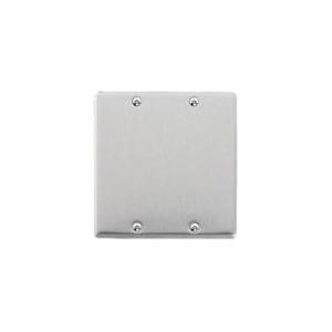 【アウトレット】パナソニック WN7592 フルコート加工 新金属カバープレート(取付枠付)2連