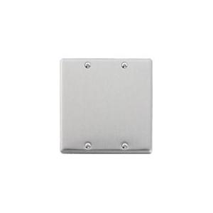 パナソニック WN7592 フルコート加工 新金属カバープレート(取付枠付)2連