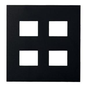 パナソニック WNS6004B SO-STYLE プレート4コ用(2コ+2コ用)(マットブラック)